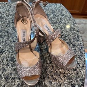BNWOB Jimmy Choo Glitter Heels 39.5